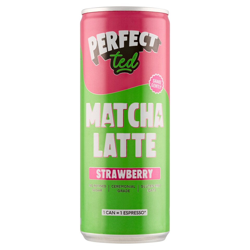 Perfect Ted Matcha Latte Strawberry 250ml