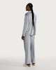 image 3 of F&F Velour Pocket Front Pyjama Set in Blue