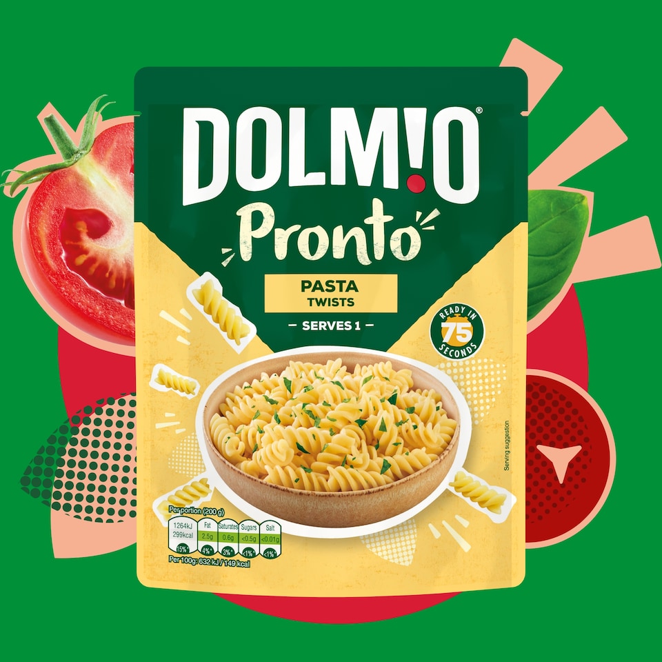 image 1 of Dolmio Fusilli Microwave Pasta Twists 200g