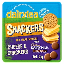 Dairylea Snackers Cheese & Crackers & Buttons 64.2G