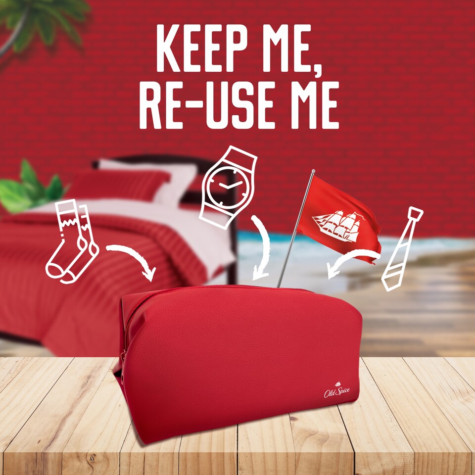Old Spice Lumberjack Ajándékcsomag Neszesszerben: Bearglove Stift Dezodor, Tusfürdő és Arcszesz 1. kép