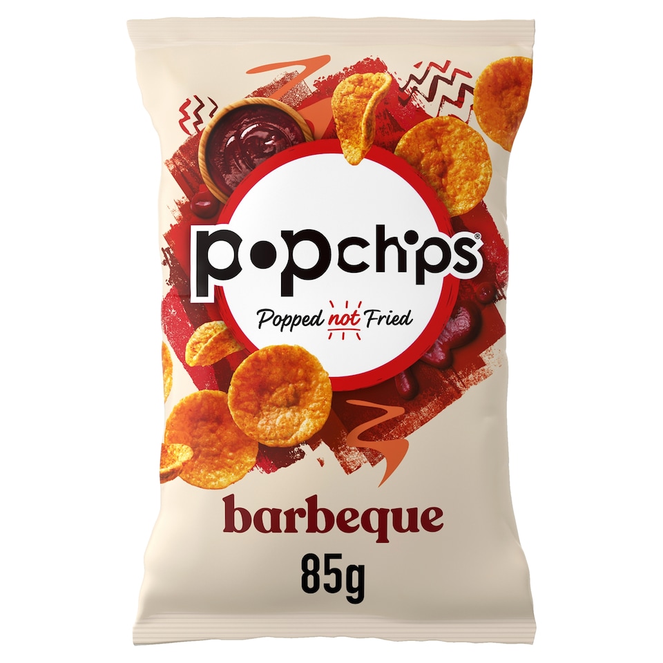 image 1 of Popchips Barbeque Sharing Crisps 85g
