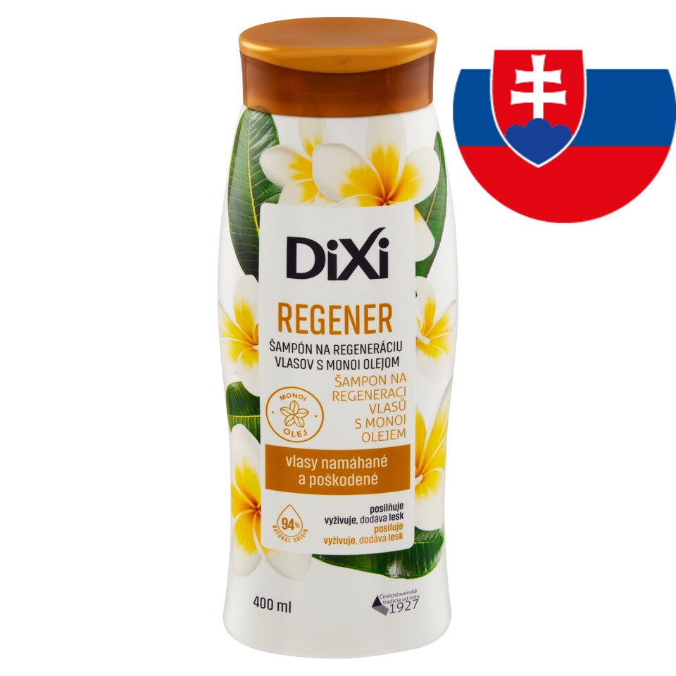 Dixi Regener šampón na regeneráciu vlasov s monoi olejom 400 ml
