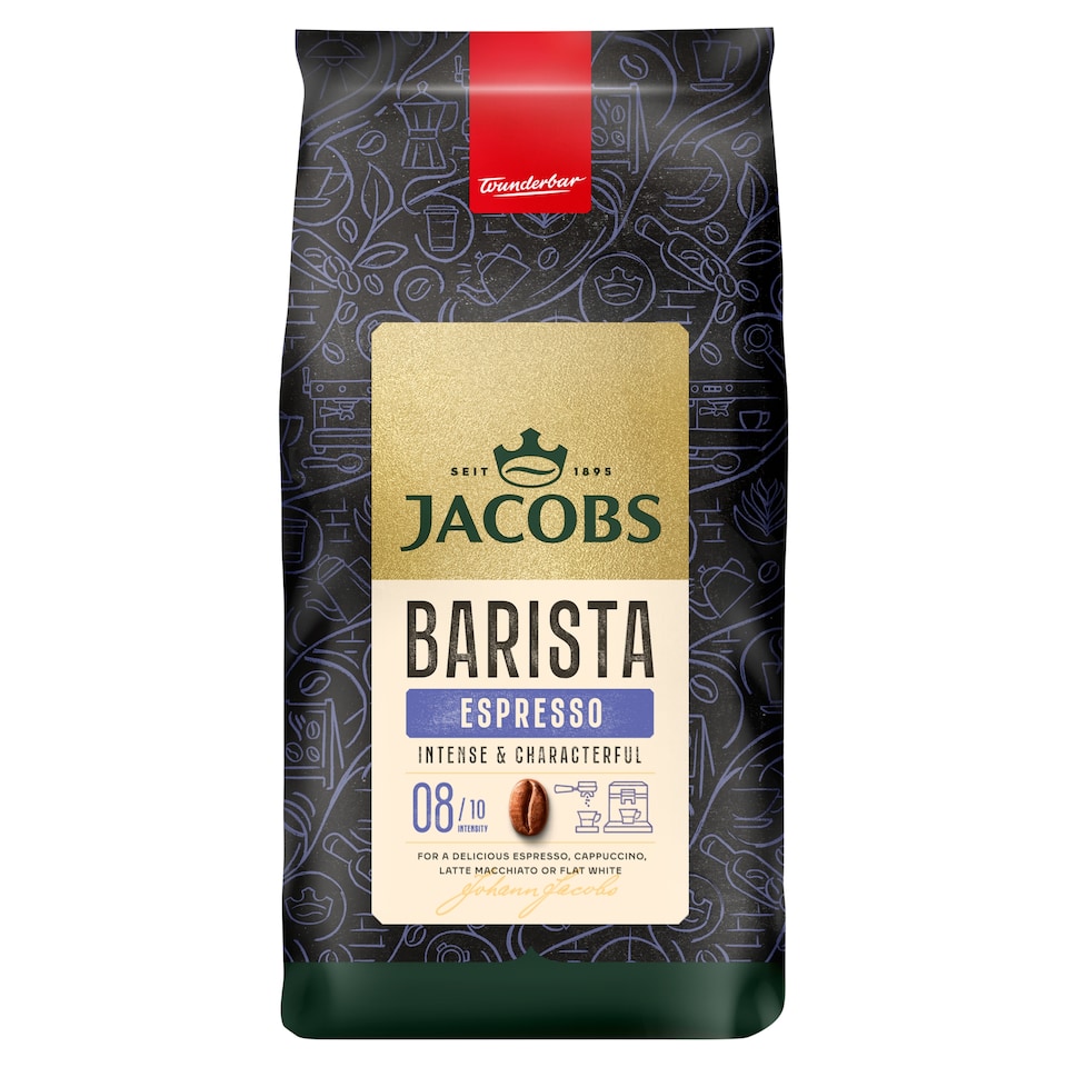 Jacobs Barista Espresso káva pražená zrnková 1000g