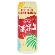 Grace Tropical Rhythms Sparkling Sorrel Ginger 330ML