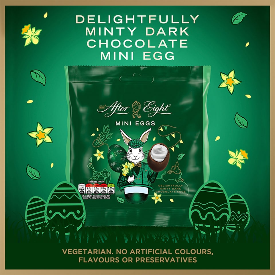 image 1 of After Eight Dark Mint Chocolate Mini Eggs 81G