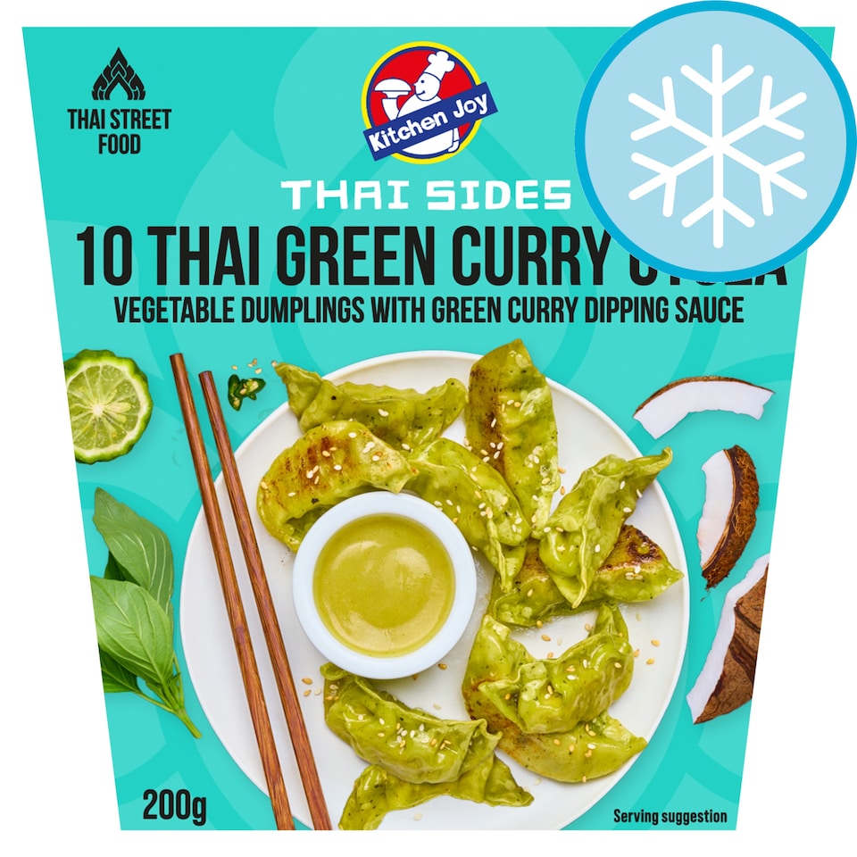 image 1 of Kitchen Joy Thai Sides 10 Thai Green Curry Gyoza 200g