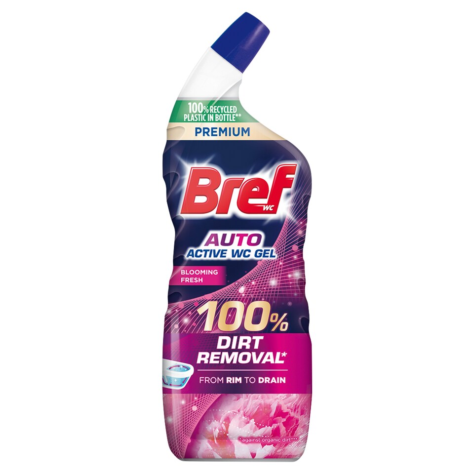 Bref Auto Active Gel Blooming Fresh WC čistič 750ml
