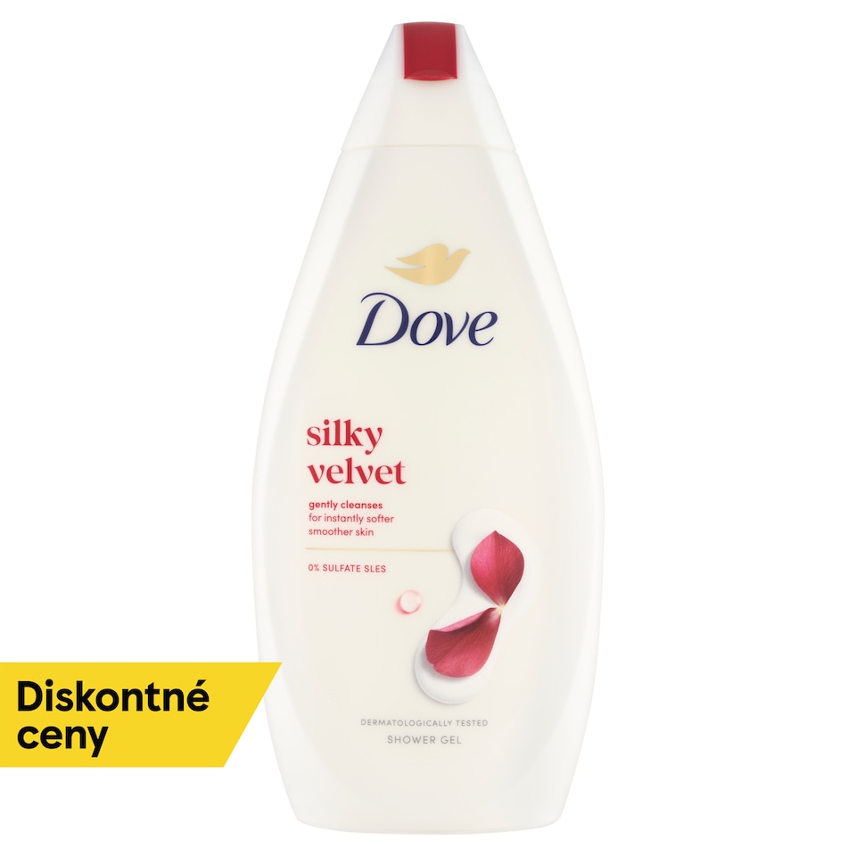 obrázok 1 z Dove Silky Velvet sprchovací gél 450 ml