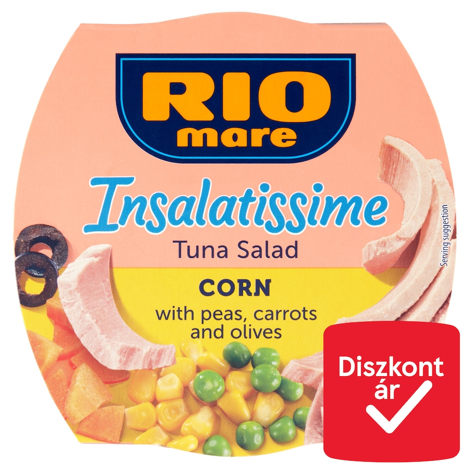 Rio Mare Insalatissime Corn készétel zöldségekkel és tonhallal 160 g