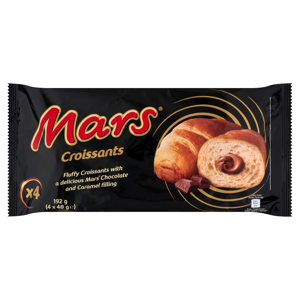 Mars Croissant karamell krémmel és csokoládékrémmel töltött 4 x 48 g (192 g)