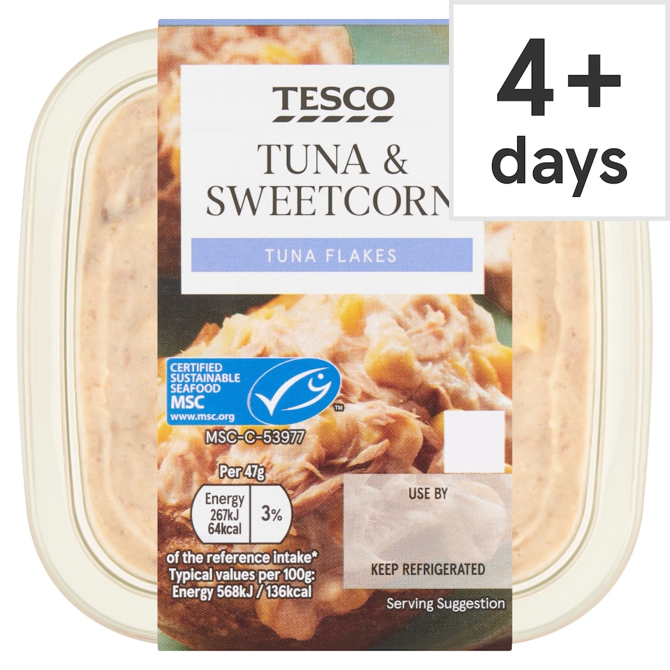 Tesco Tuna Sweetcorn Sandwich Filler 423g