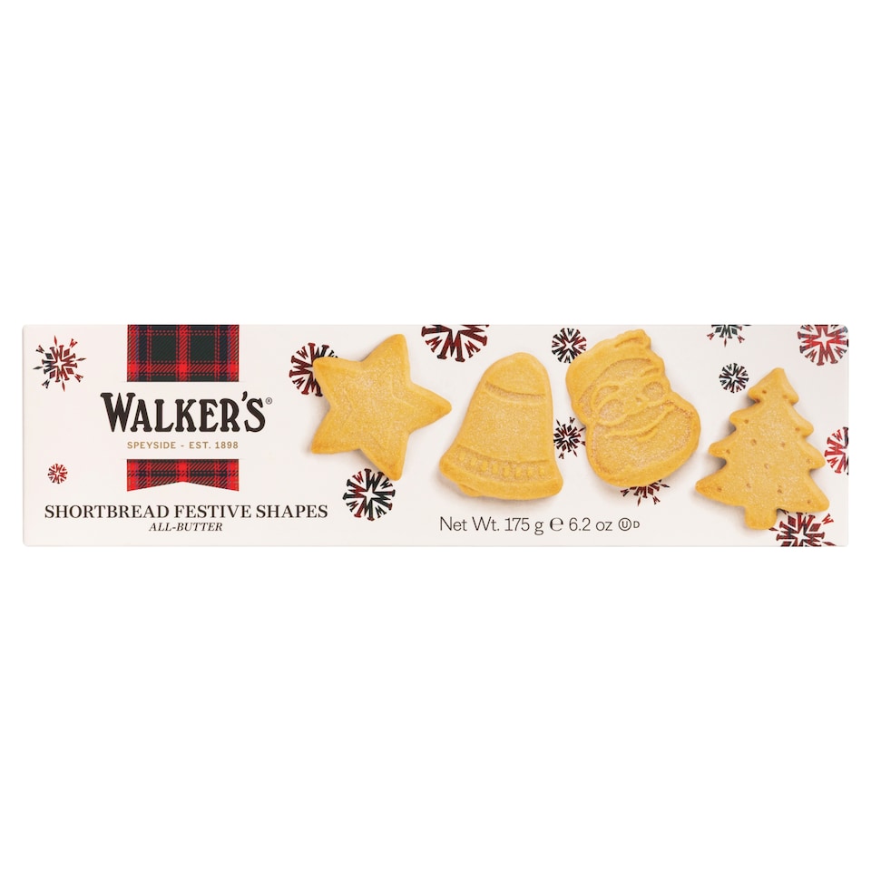 Walkers Festive Shapes 175G