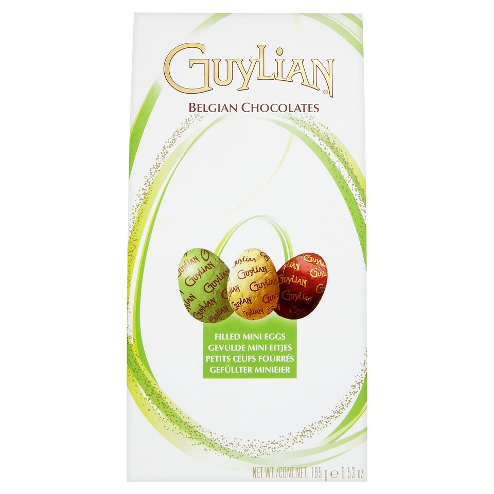 image 1 of GUYLIAN 21 FILLED MINI EGGS 185G