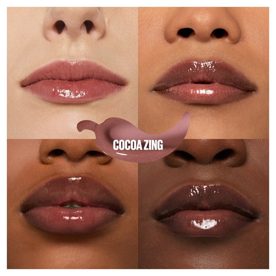 image 1 of Maybelline Lifter Gloss Plumping Lip Gloss - Cocoa Zing 5.4ml