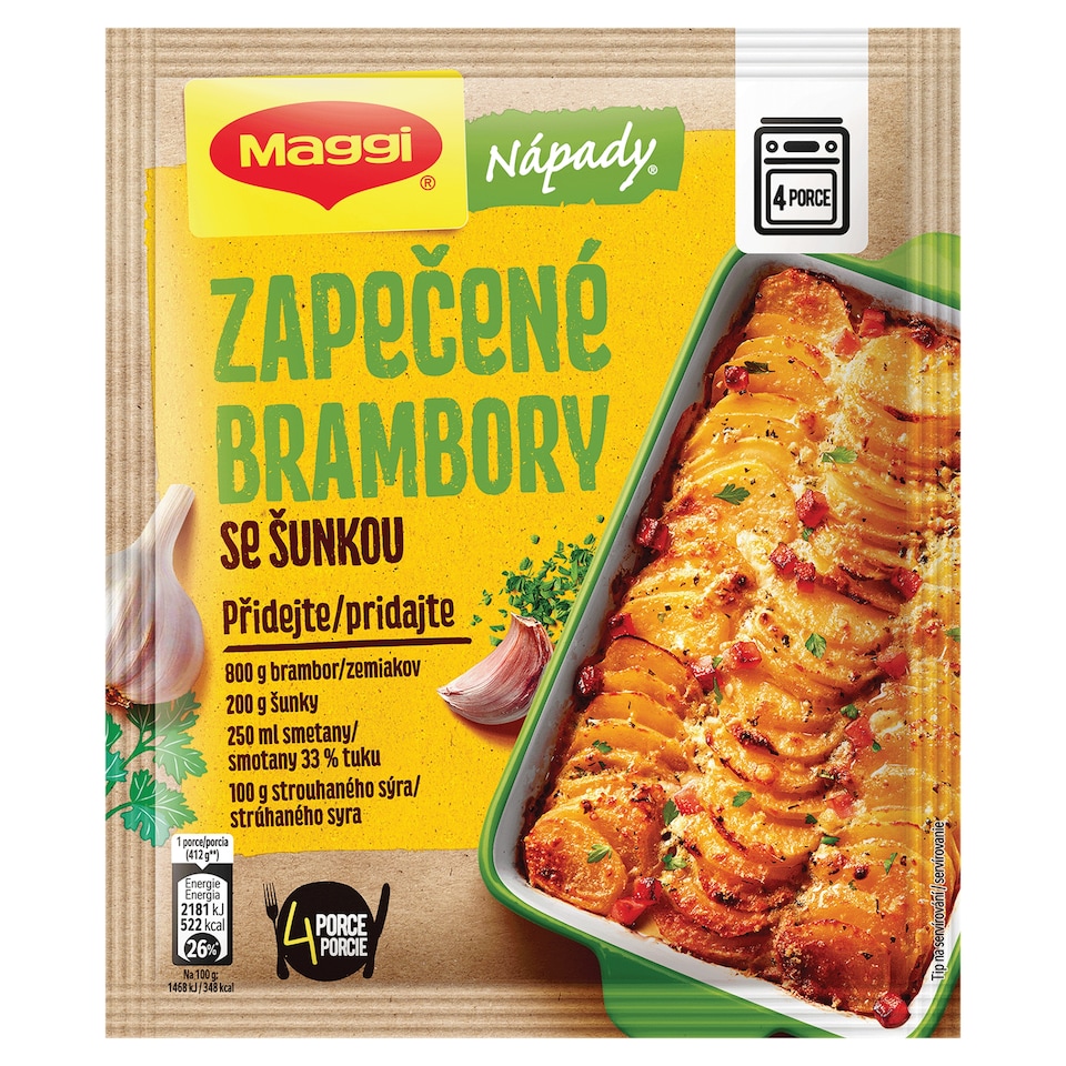 MAGGI NÁPADY Zapečené brambory se šunkou 46g