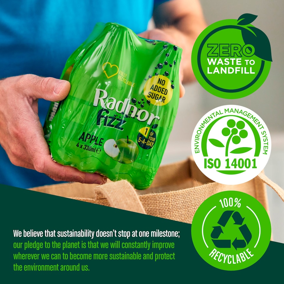 image 1 of Radnor Fizz Apple 4X330ml