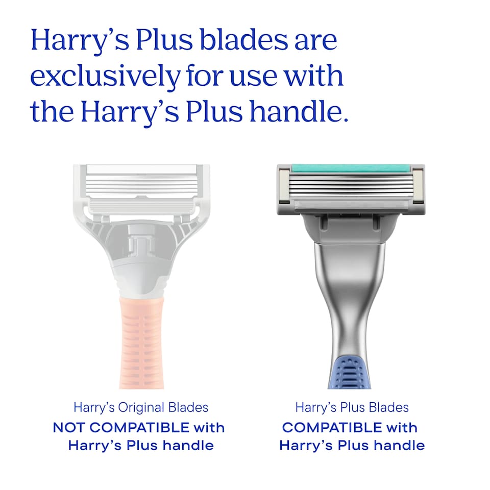 image 1 of Harry's Plus Razor and 5 Blade Tide Set