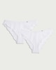 image 2 of F&F 2-Pack Lace Trim Brazilian Knickers in Multi