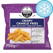 Strong Roots Crispy Crinkle Fries 750g