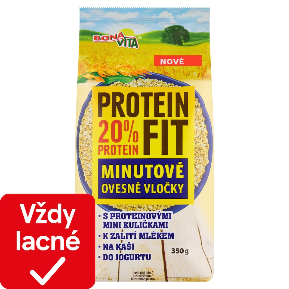 image 1 of Bona Vita Protein Fit Minute Flakes with Protein 350 g