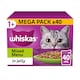 image 1 of Whiskas Adult Wet Cat Food Pouches Mixed Menu in Jelly 40x85g