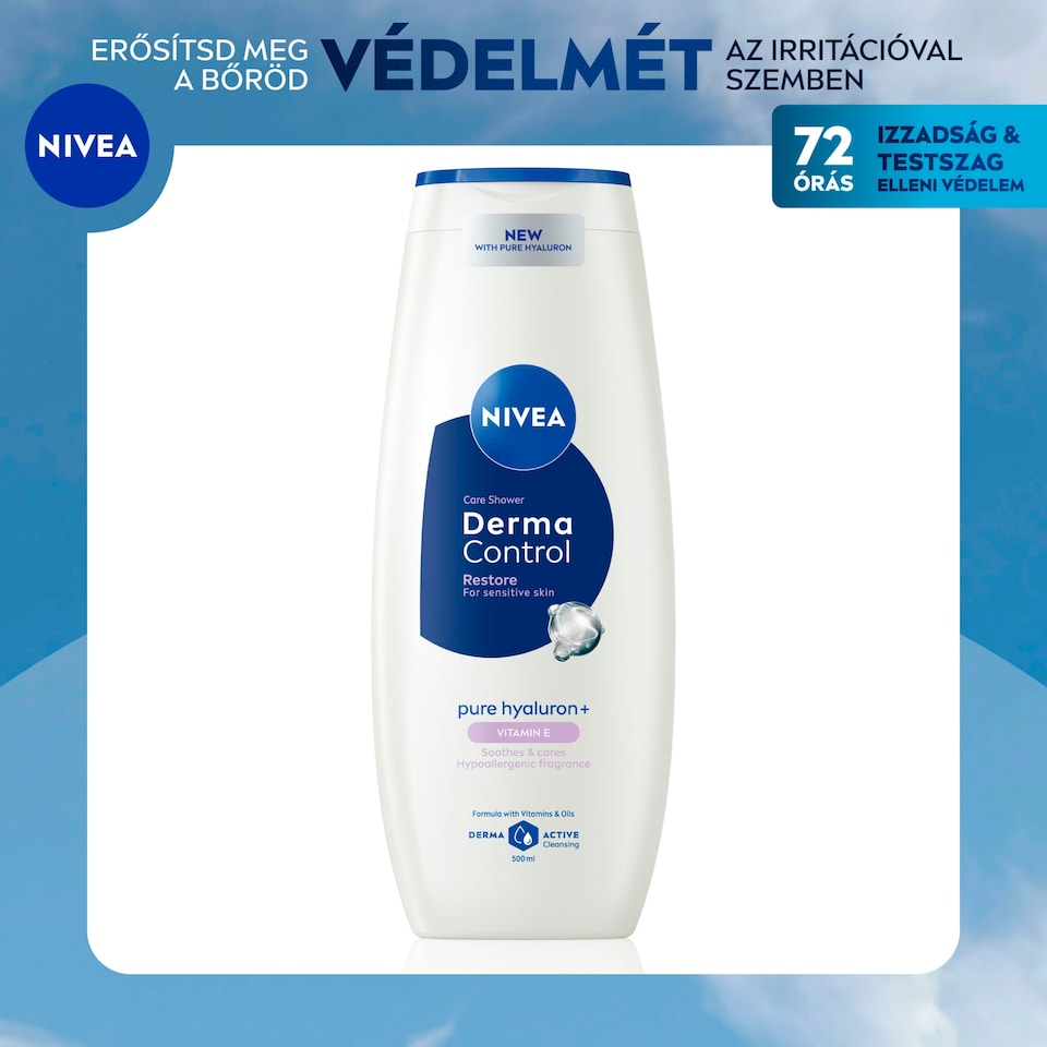 image 1 of NIVEA Derma Control Restore Shower Gel 500 ml