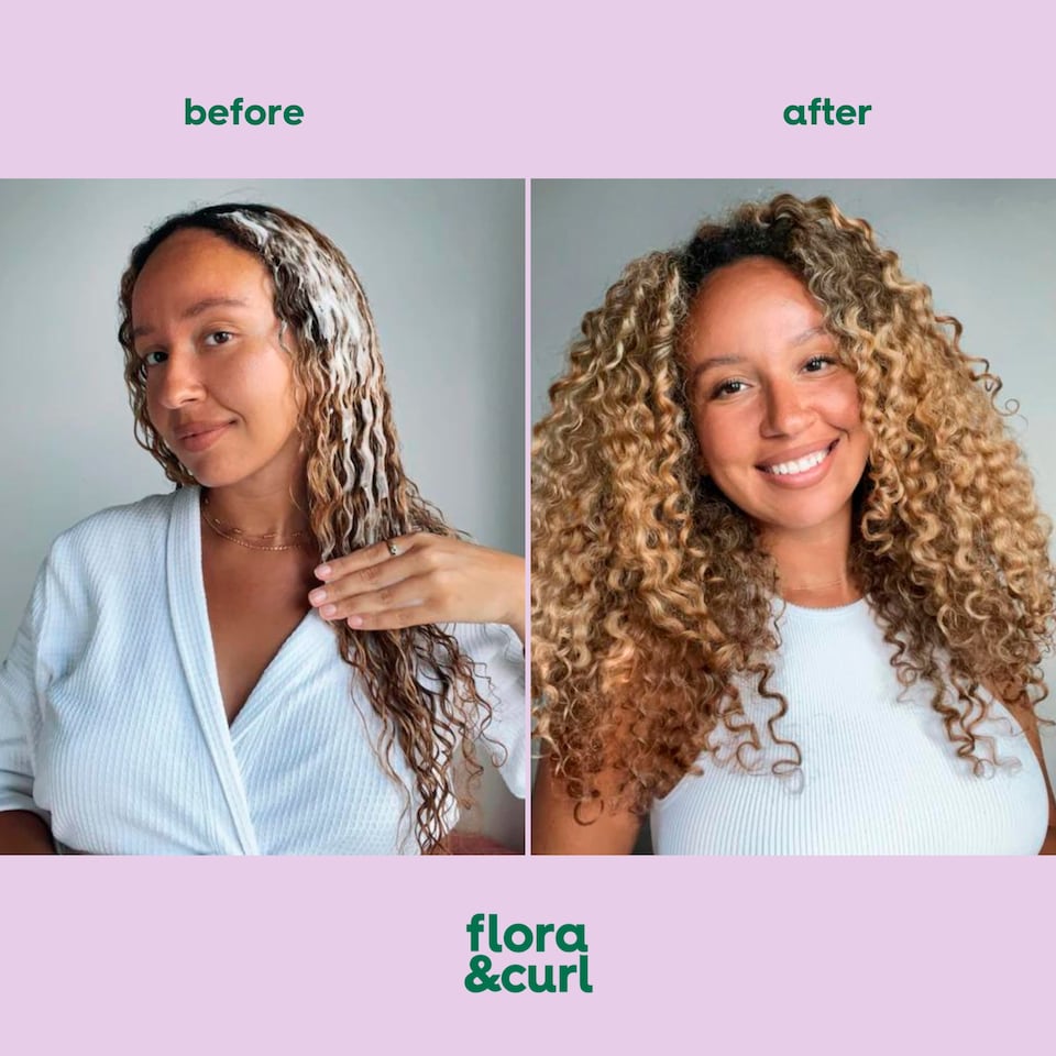 image 1 of Flora & Curl Sweet Hibiscus Curl Volumizing Foam 300ml