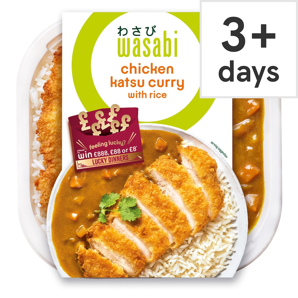 Wasabi Chicken Katsu Curry With Rice 450G