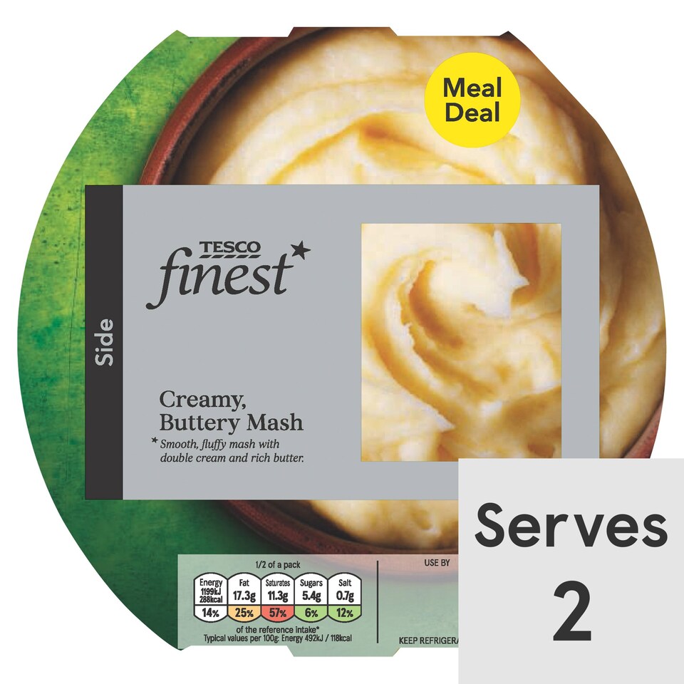 Tesco Finest* Creamy Buttery Mash 500G