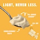 image 2 of Light & Free White Chocolate Greek Style Fat Free Yoghurt 4x115g