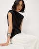 image 2 of F&F Cotton Rich Polka Dot Midi Dress in Multi Black