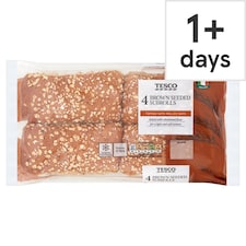 Tesco Wholemeal Softgrain Sub Rolls 4 Pack