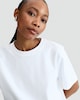 image 4 of F&F Pure Cotton Heavyweight Crew Neck T-Shirt in White