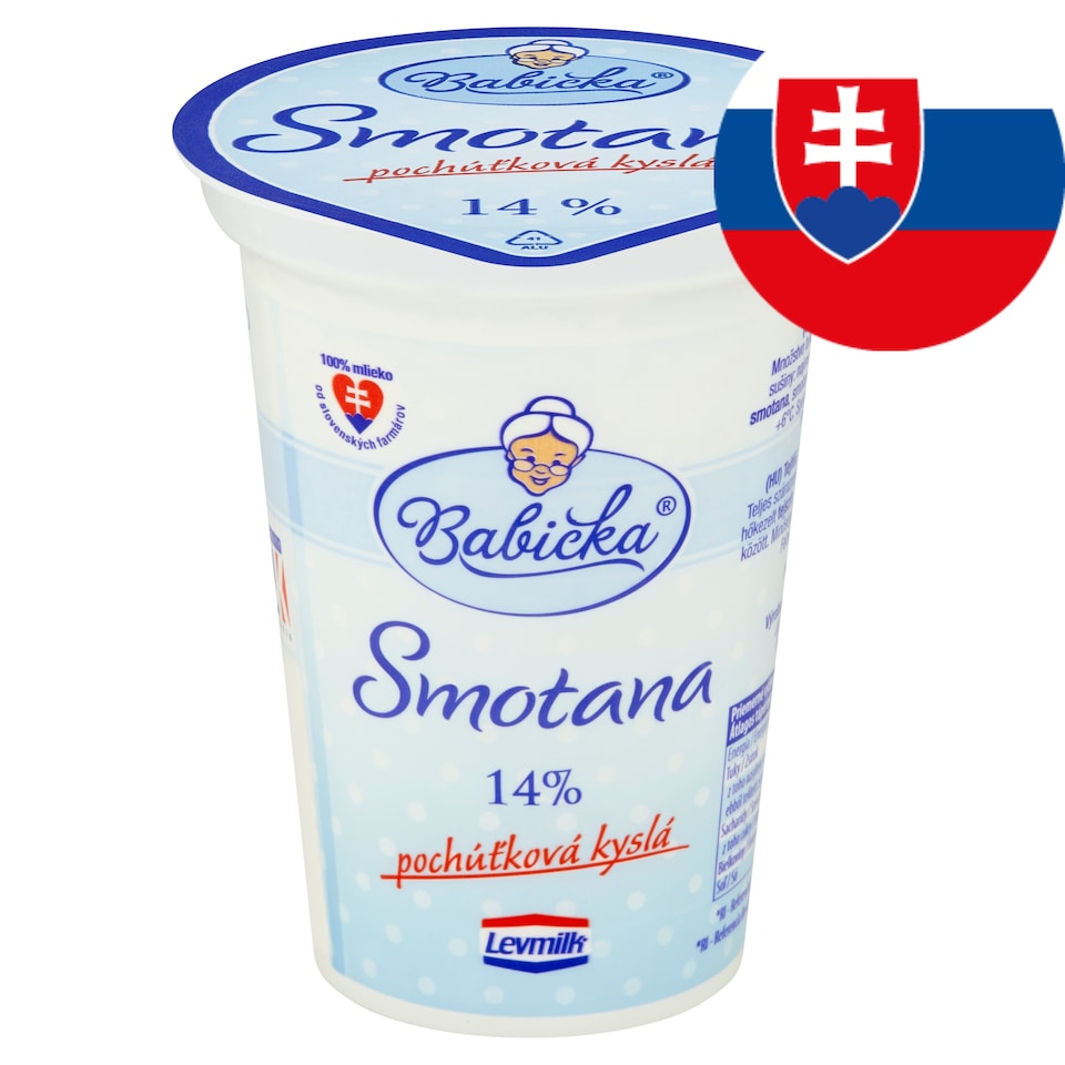 Babička Sour Cream Delicatessen 14 % 200 g