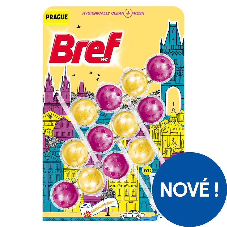 Bref Limited Edition Bohemian Berry tuhý WC blok 3 x 50g
