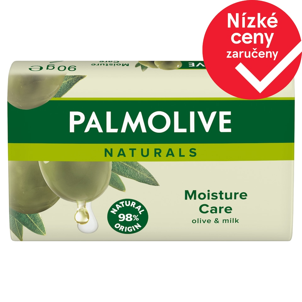 image 1 of Palmolive Naturals Moisture Care Olive & Milk Bar Soap 90 g