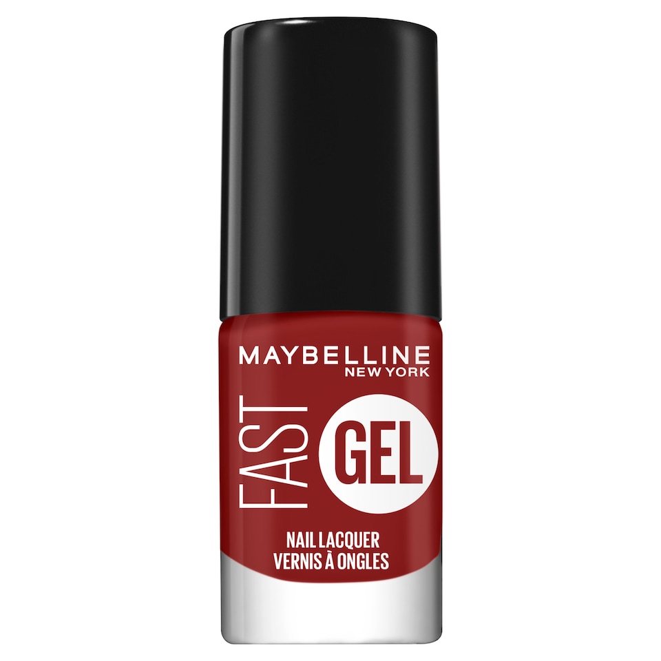 image 1 of Maybelline Fast Gel Nail Lacquer Rebel Red 6.7Ml