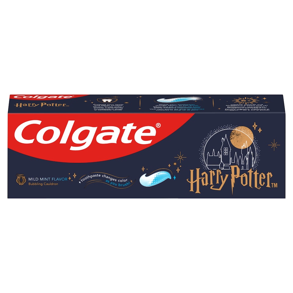 Obrázek 1 pro produkt Dětská zubní pasta Colgate Kids Harry Potter 6+ Bublající kotlík