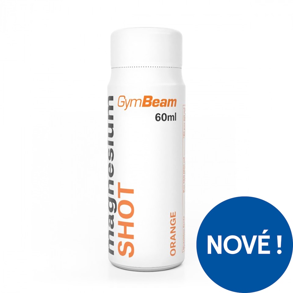 GymBeam Magnesium Shot příchuť pomeranč 60ml