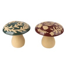 Candlelight Ceramic Mushroom Asst