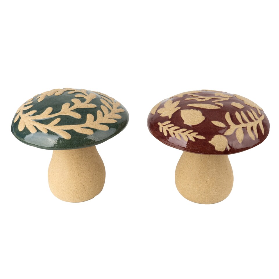 Candlelight Ceramic Mushroom Asst