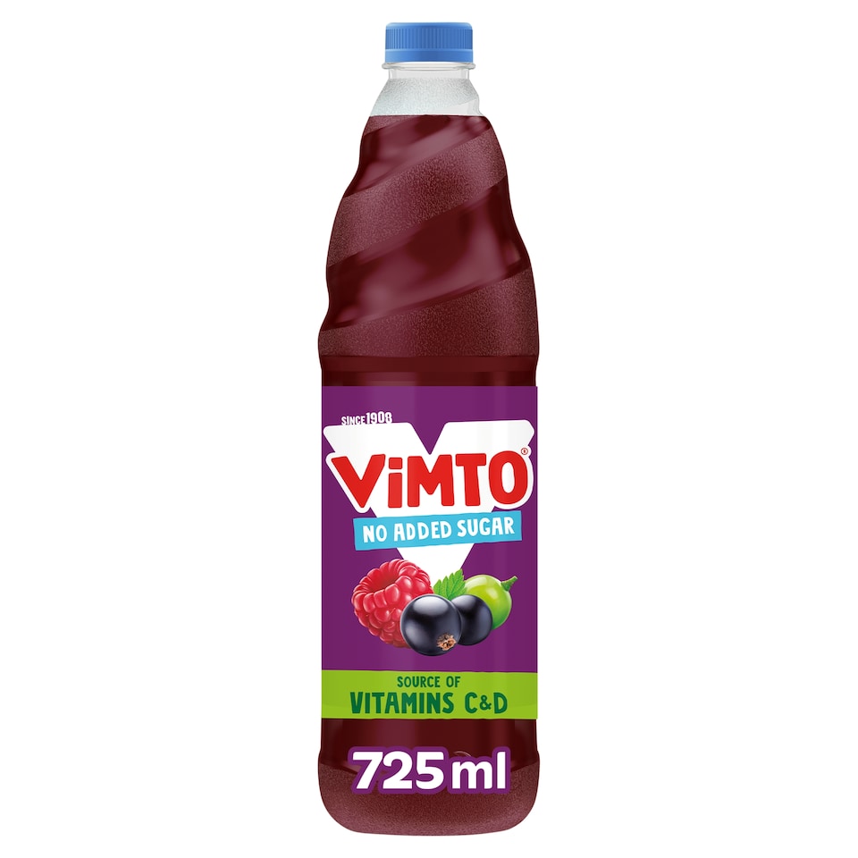 Vimto No Added Sugar Mixed 725Ml