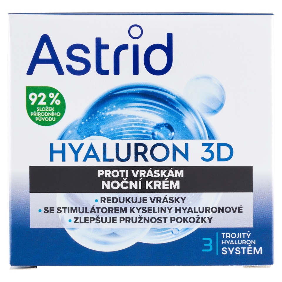 Obrázek 1 pro produkt Astrid Hyaluron 3D noční krém 50ml
