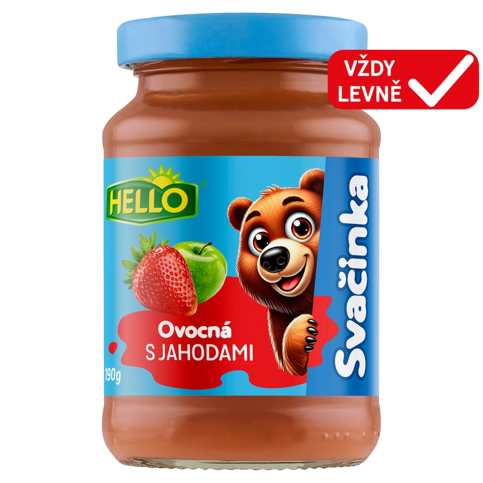 Hello Fruit Snack with Strawberries 190g