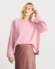image 2 of F&F Knitted Slouchy Jumper with Wool in Pink