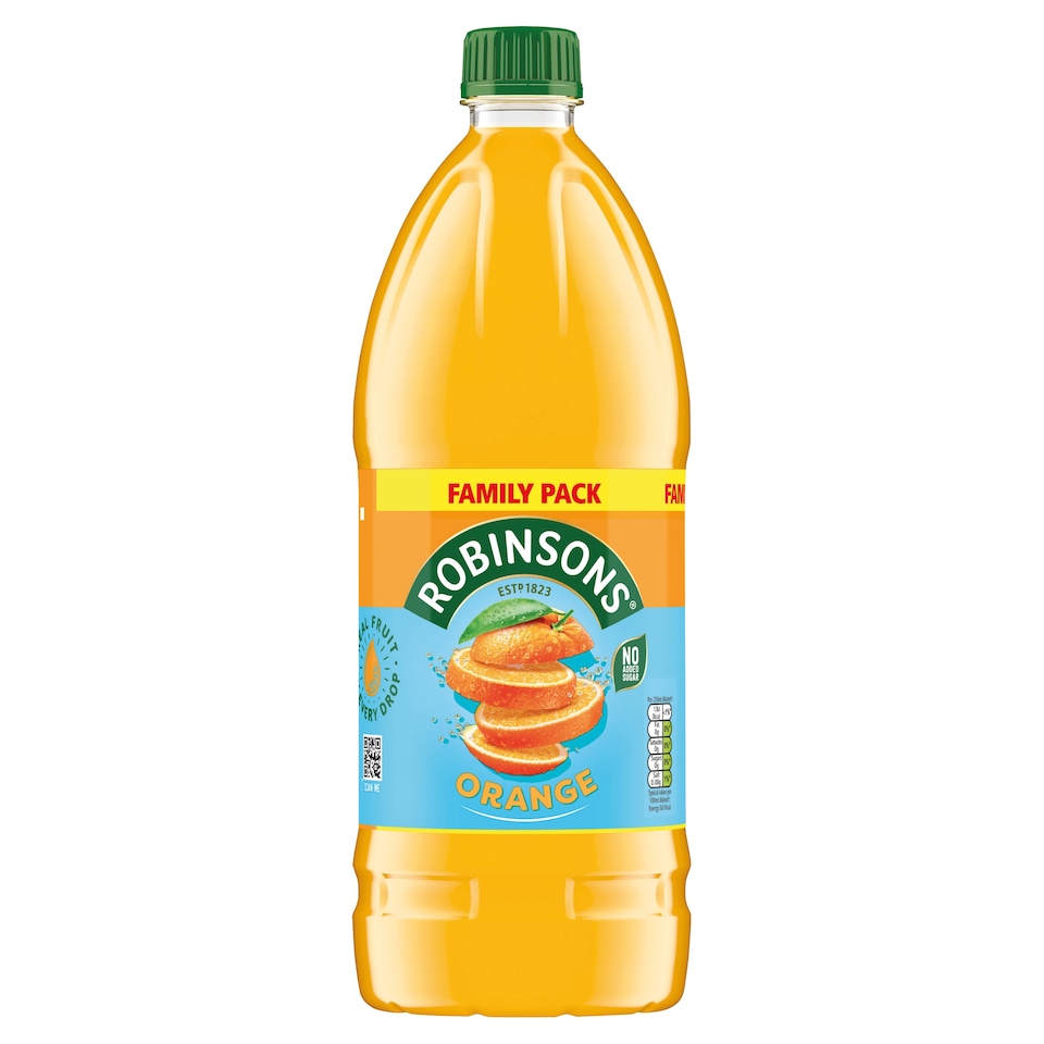 Robinsons Orange No Added Sugar Squash 2L