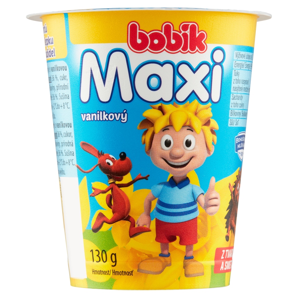 Obrázek 1 pro produkt Bobík Maxi smetanový krém termizovaný 130g