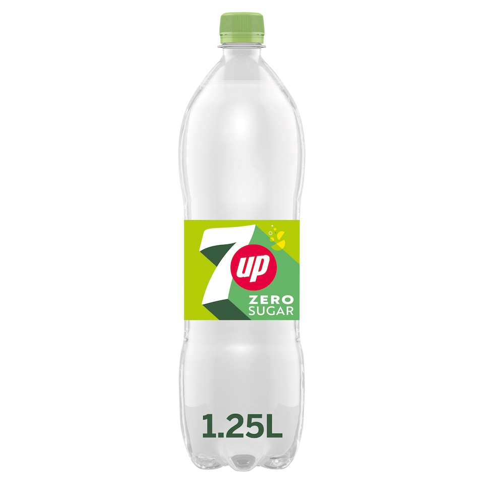 7 Up Zero Sugar Lemon And Lime Soft Drink 1.25L