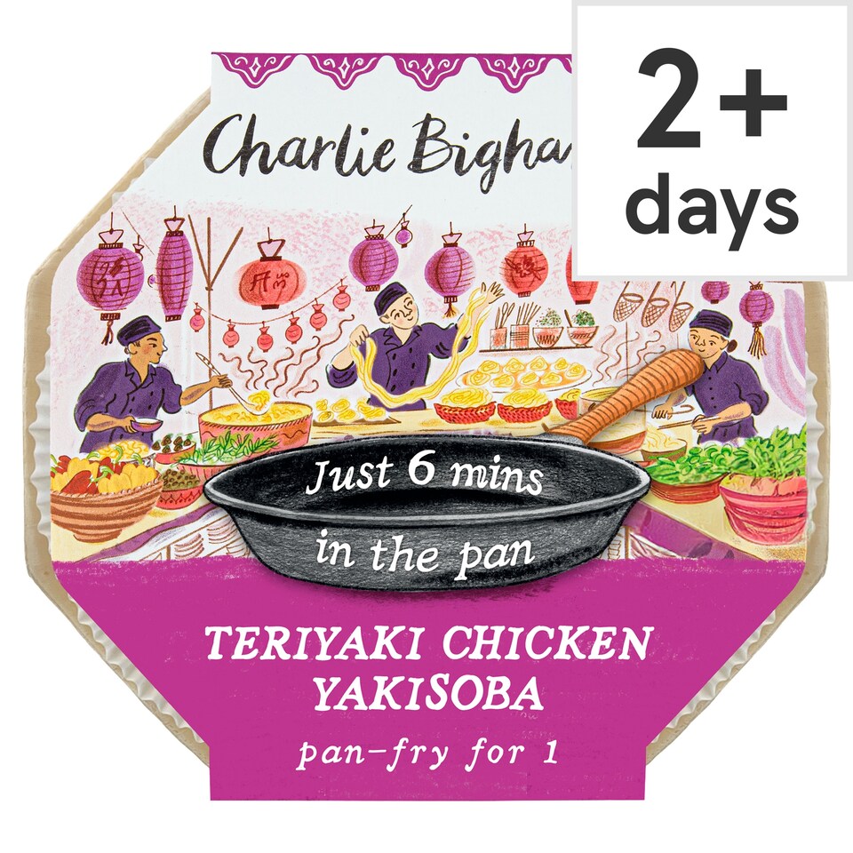 Charlie Bigham's Pan Fry Teriyaki Chicken Yakisoba 380g